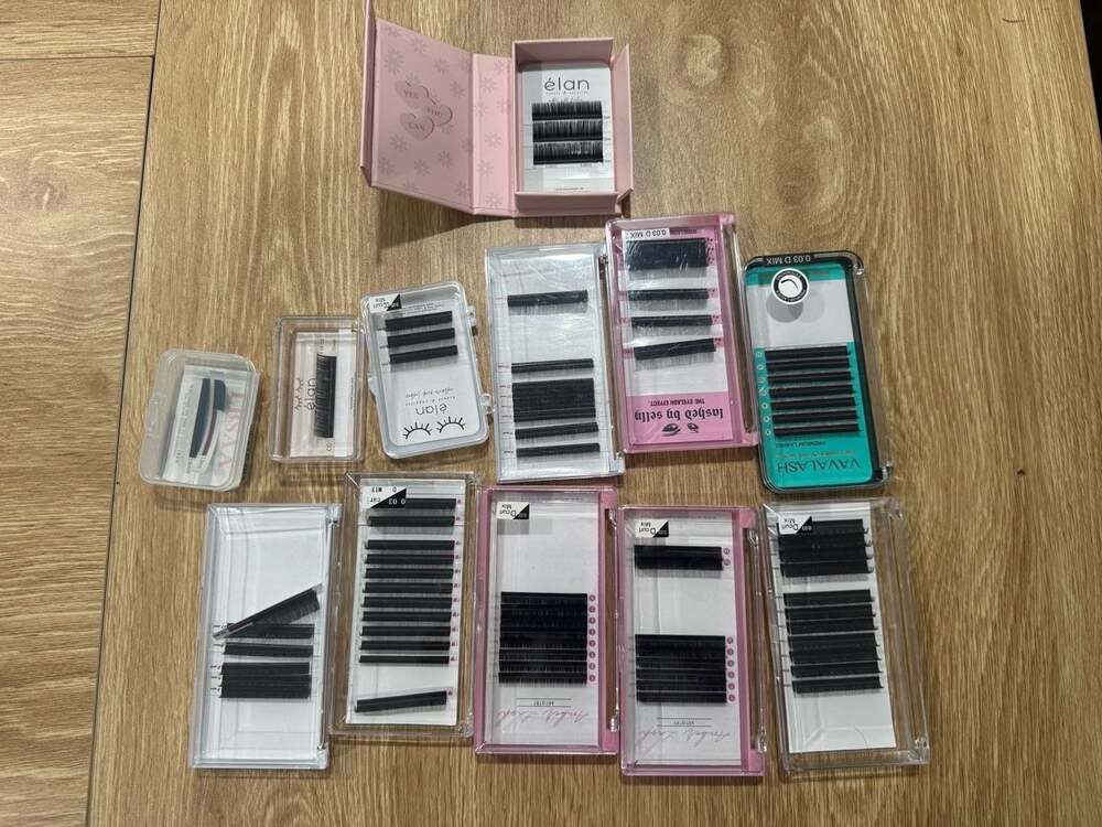 Professional Eyelash Extension Assorted  Lot Tray Collection -
